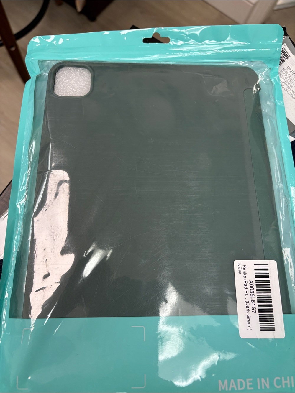 Slim Dark Green Tablet Case Sleeve - Protective Cover
